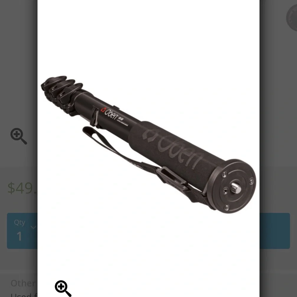NIB Oben Aluminum Monopod ACM-2400